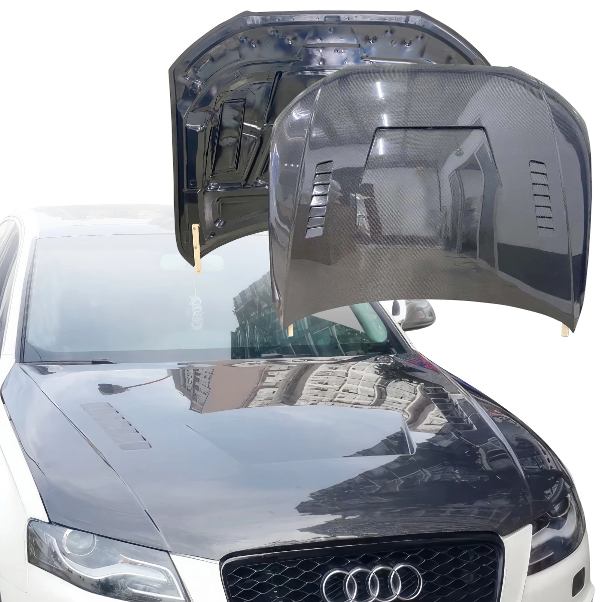 Modify your Audi A4 2009 with our Exterior/Hoods - 1