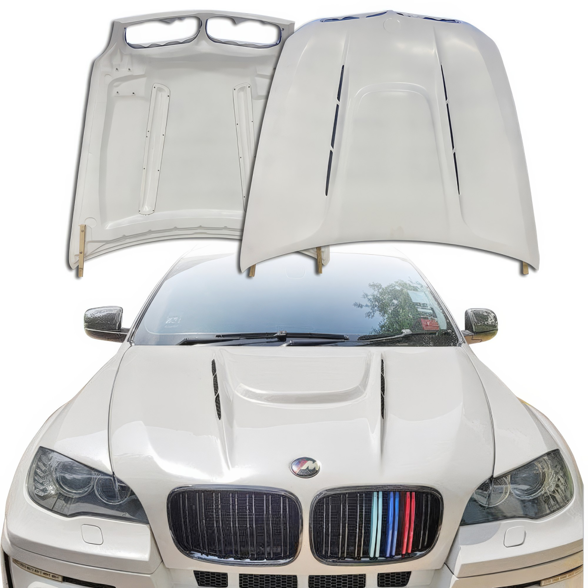 Modify your BMW X6 2008 with our Exterior/Hoods - 