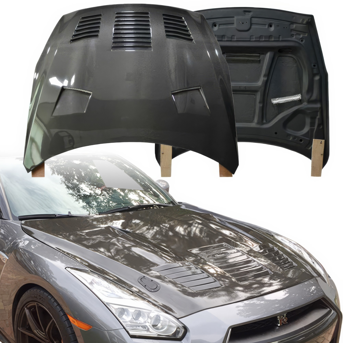 Modify your Nissan GT-R 2009 with our Exterior/Hoods -