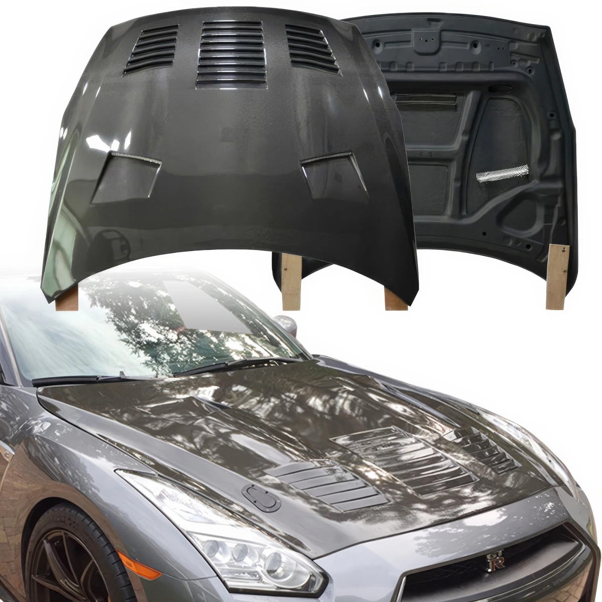 Modify your Nissan GT-R 2009 with our Exterior/Hoods - 1