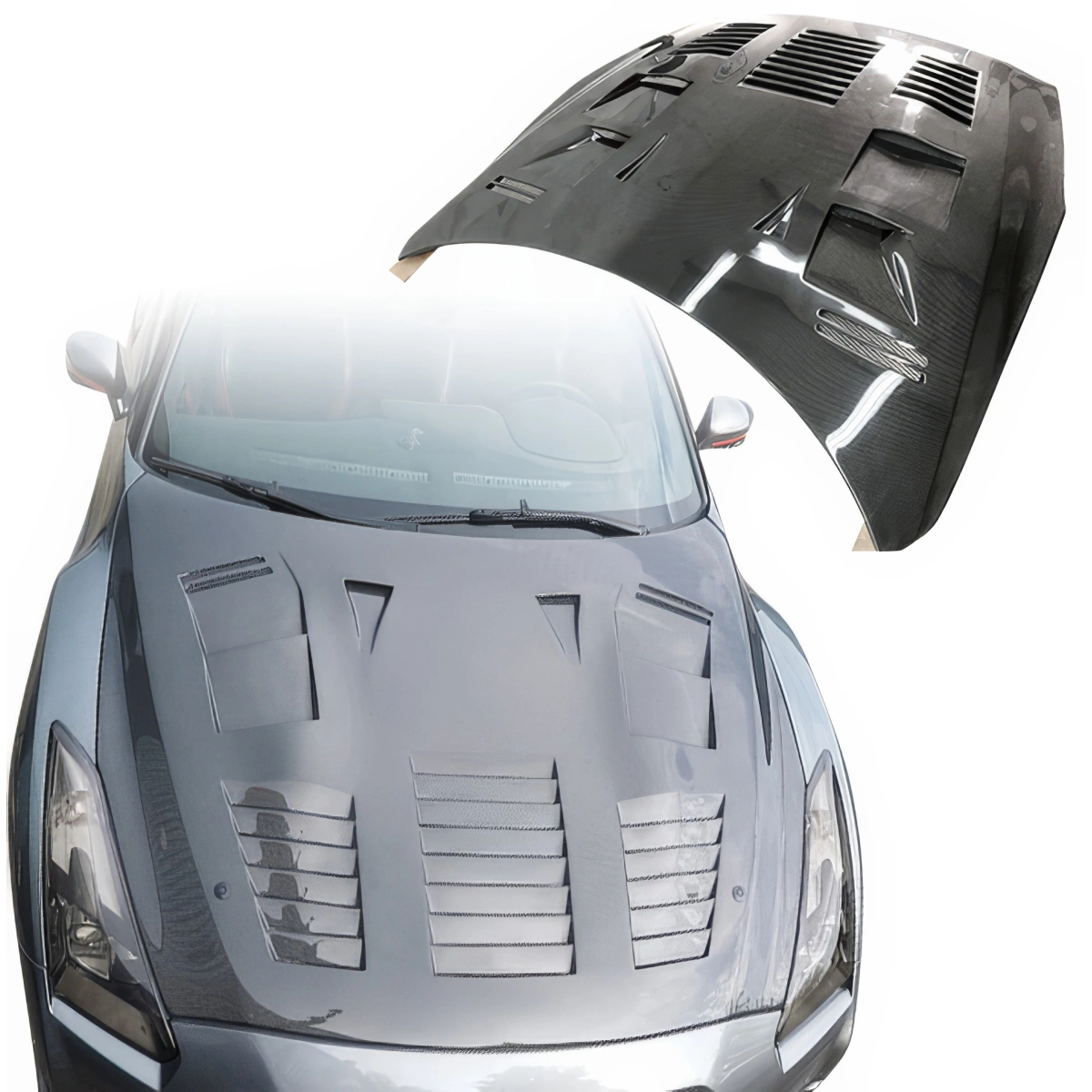 Modify your Nissan GT-R 2009 with our Exterior/Hoods - 1