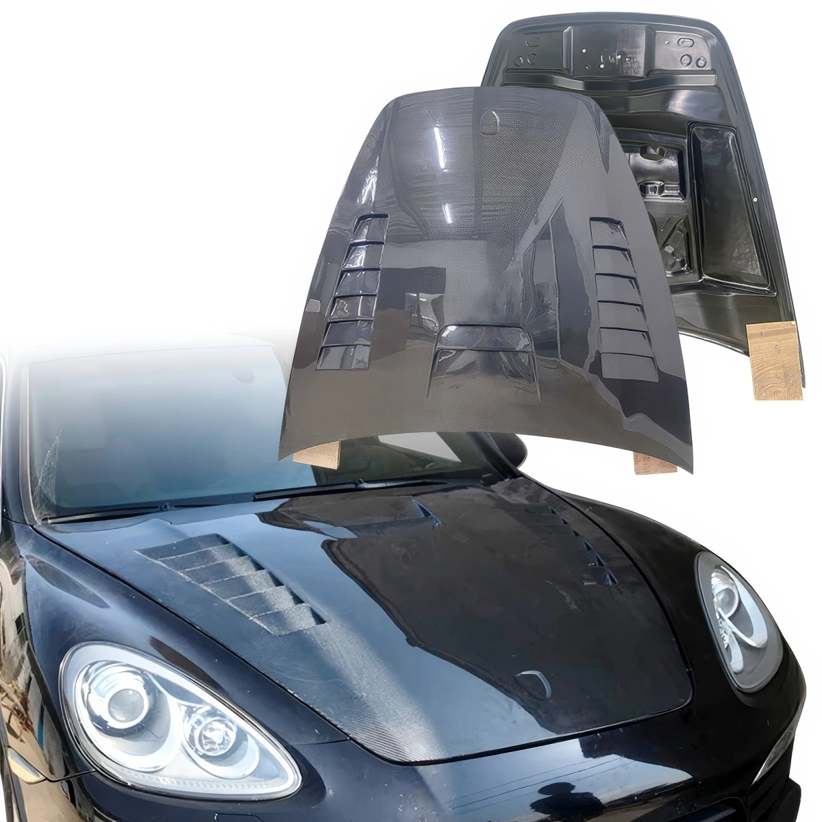 Modify your Porsche Cayenne 2011 with our Exterior/Hoods - 1