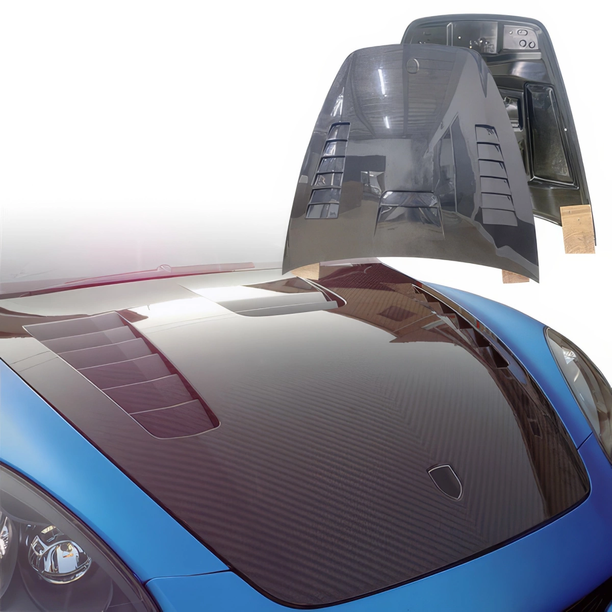 Modify your Porsche Cayenne 2011 with our Exterior/Hoods - 4