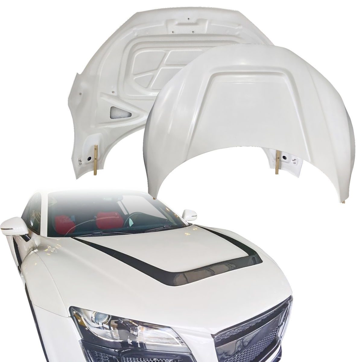 Modify your Audi R8 2008 with our Exterior/Hoods - 