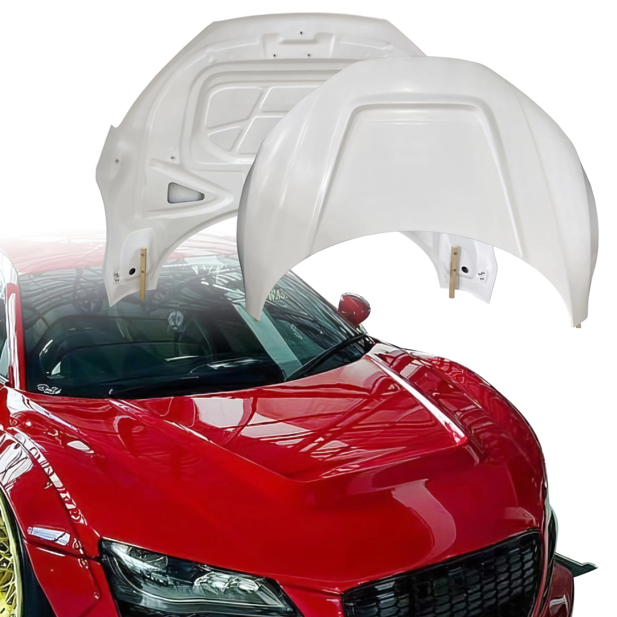 Modify your Audi R8 2008 with our Exterior/Hoods - 14