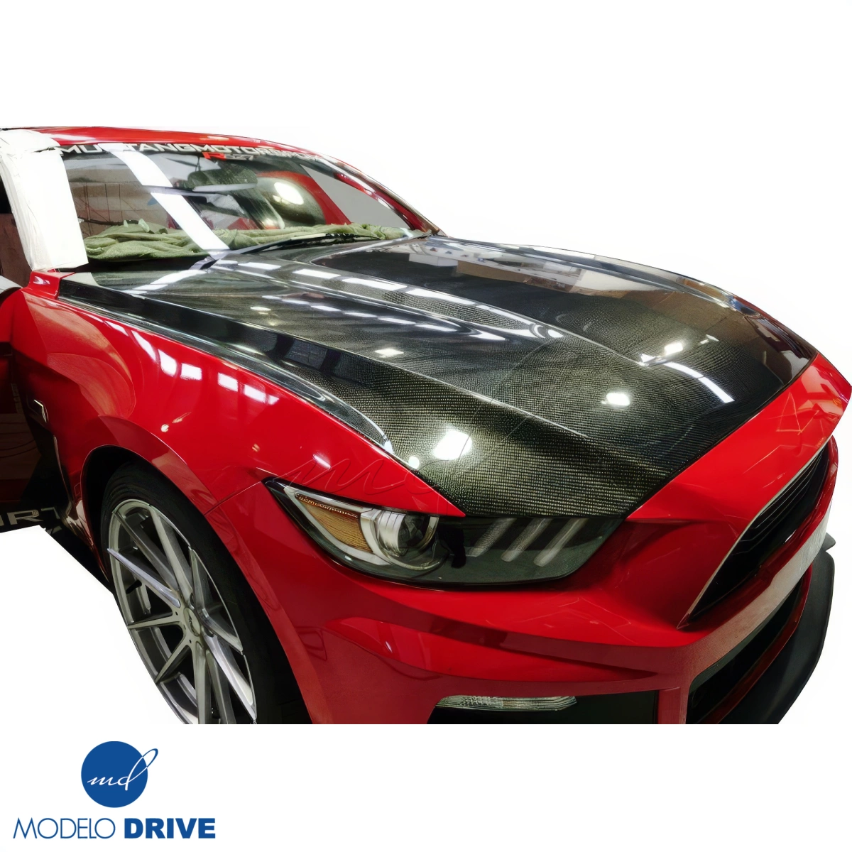 Modify your Ford Mustang 2015 with our Exterior/Hoods - 3