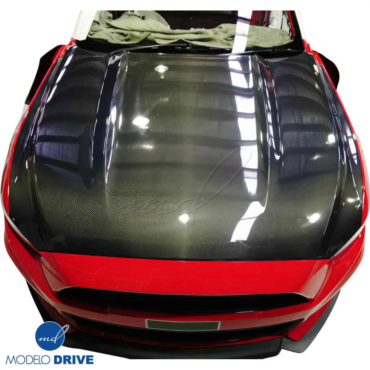 Modify your Ford Mustang 2015 with our Exterior/Hoods - 4