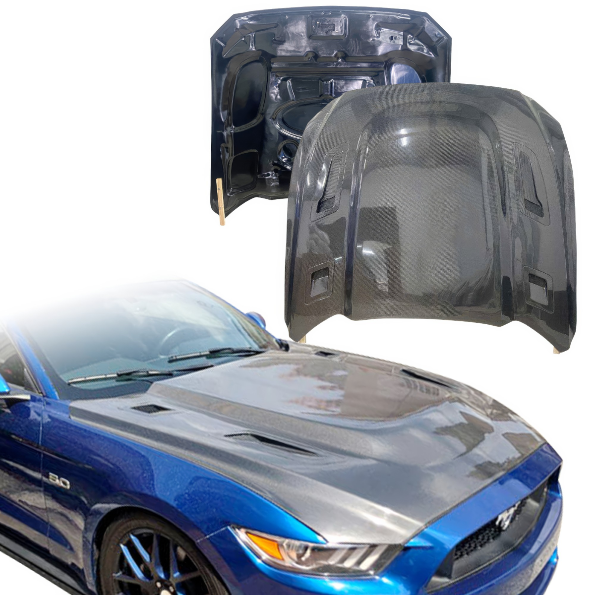 Modify your Ford Mustang 2015 with our Exterior/Hoods - 