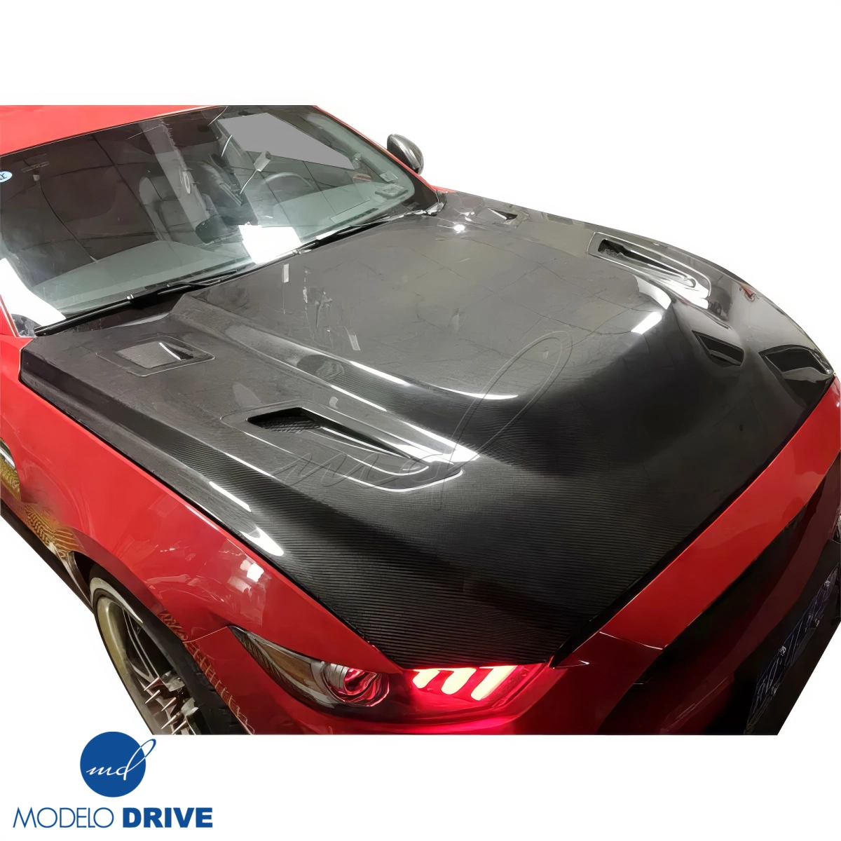 Modify your Ford Mustang 2015 with our Exterior/Hoods - 4