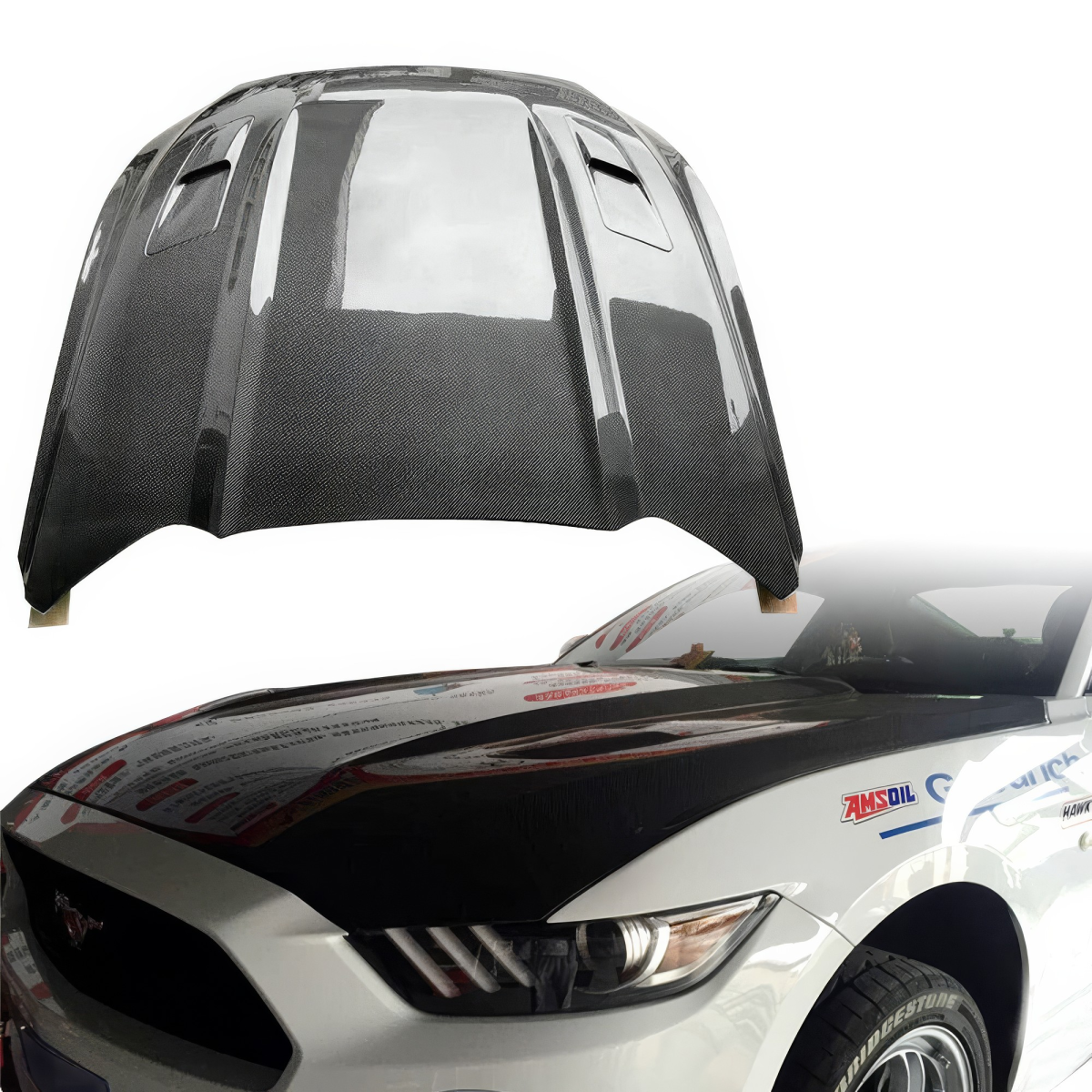 Modify your Ford Mustang 2015 with our Exterior/Hoods - 