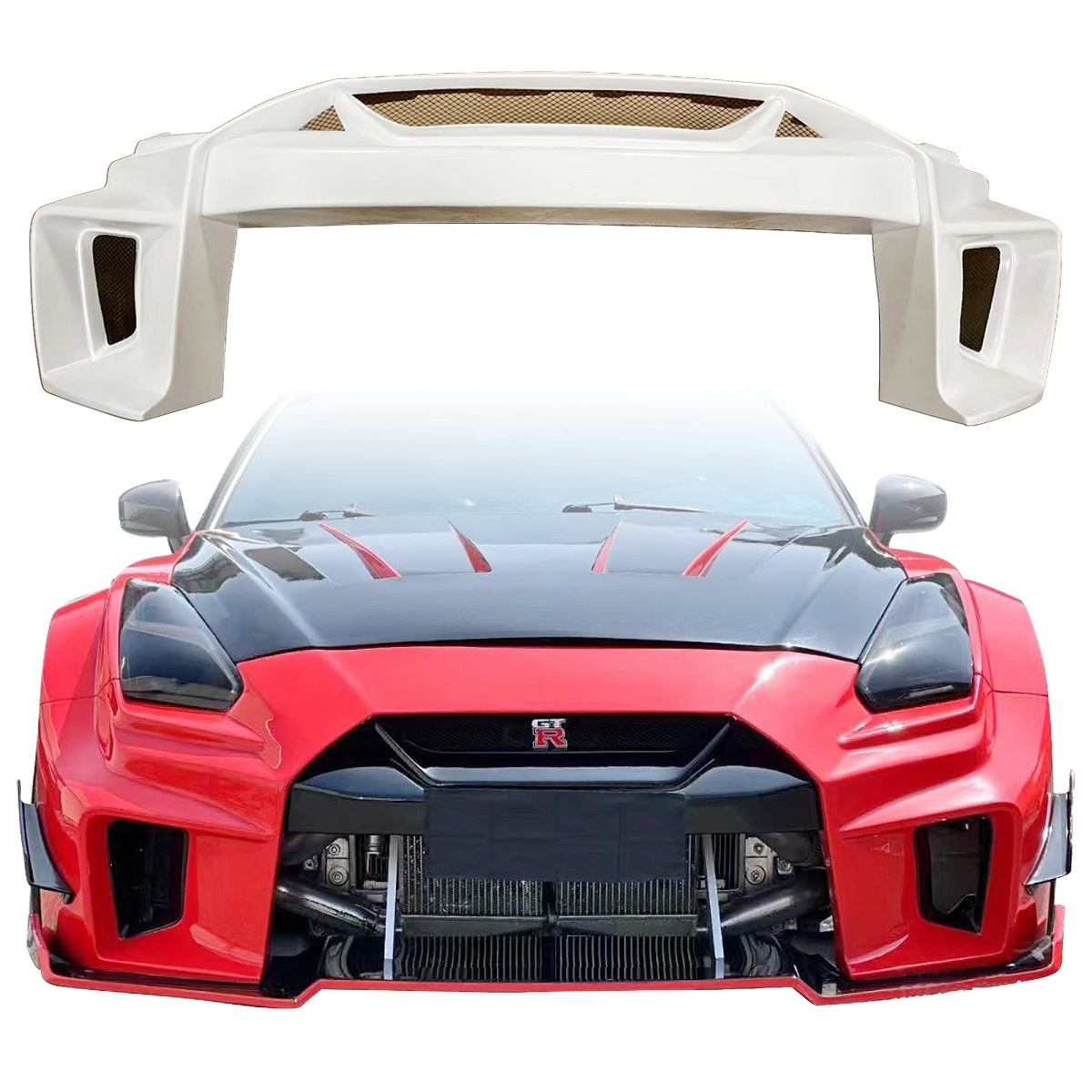 Modify your Nissan GT-R 2009 with our Exterior/Front Bumpers or Lips - 