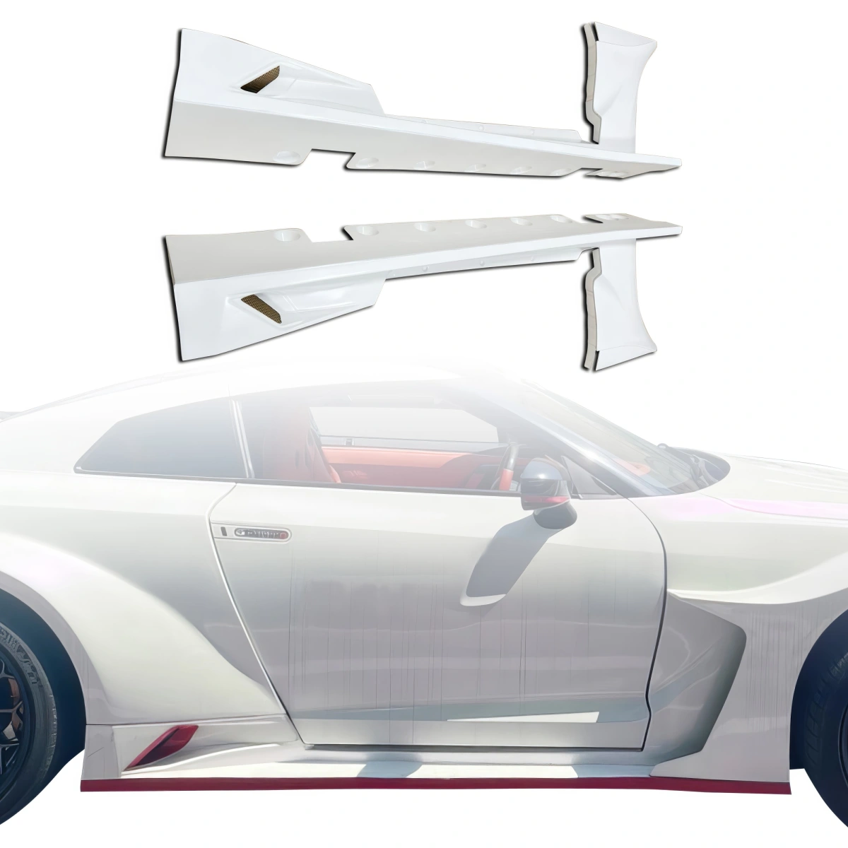 Modify your Nissan GT-R 2009 with our Exterior/Side Skirts - 3