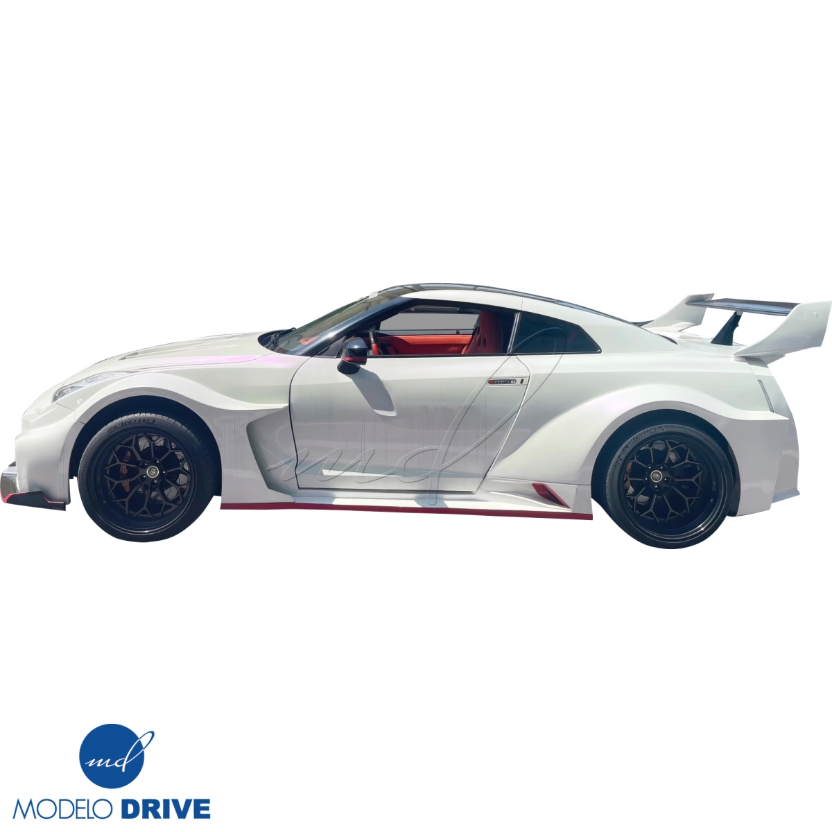 Modify your Nissan GT-R 2009 with our Exterior/Side Skirts - 4