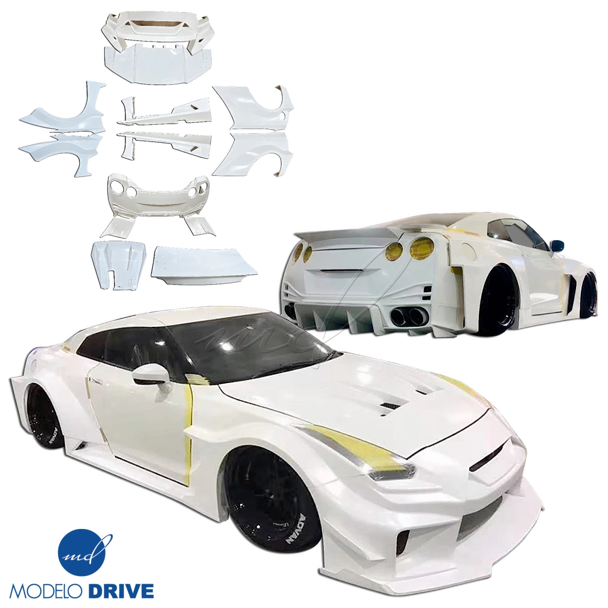 Modify your Nissan GT-R 2009 with our Exterior/Complete Body Kits - 3