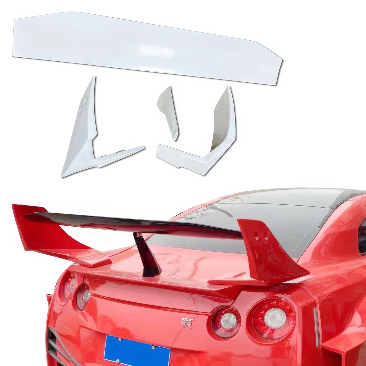 Modify your Nissan GT-R 2009 with our Exterior/Wings - 4