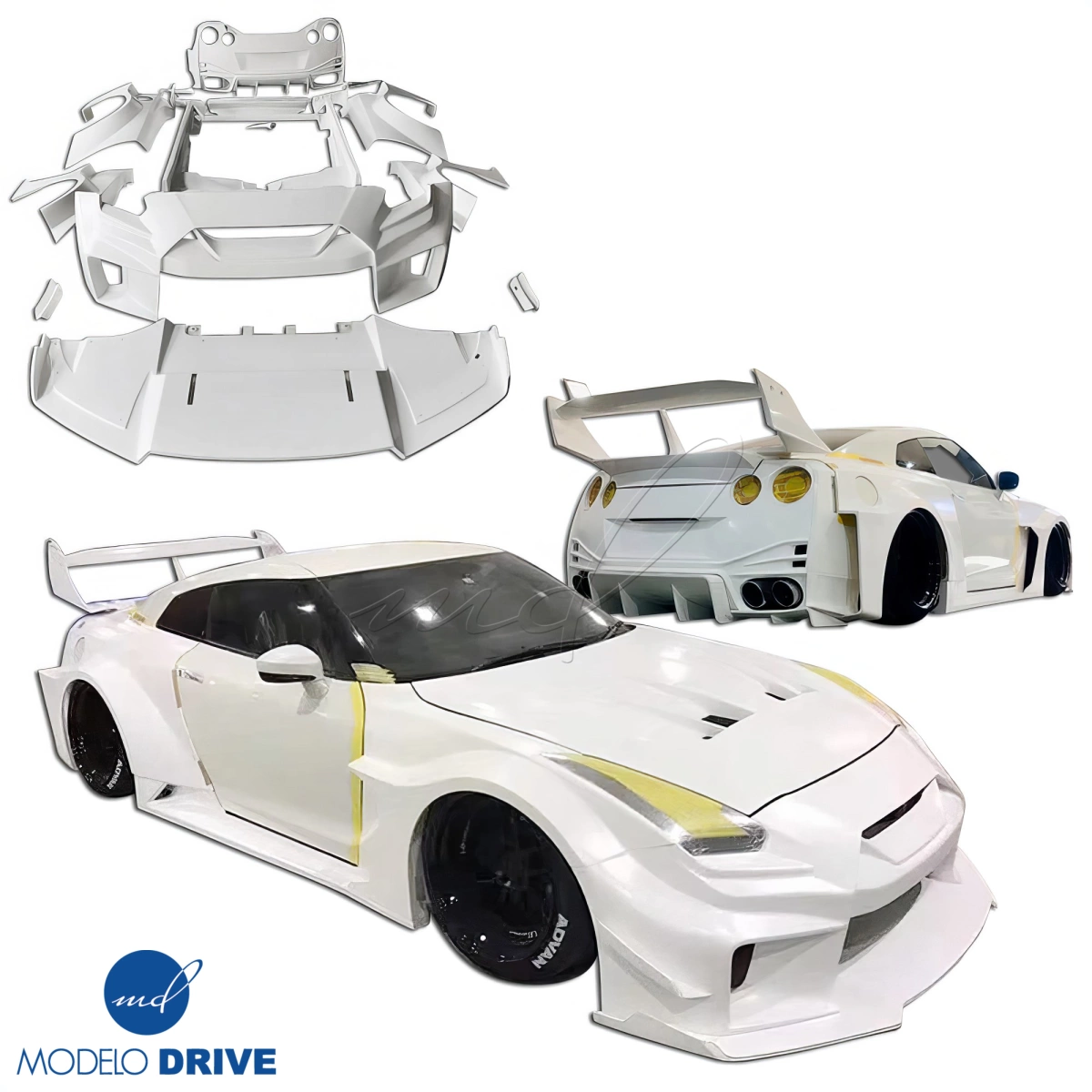 Modify your Nissan GT-R 2009 with our Exterior/Complete Body Kits - 3