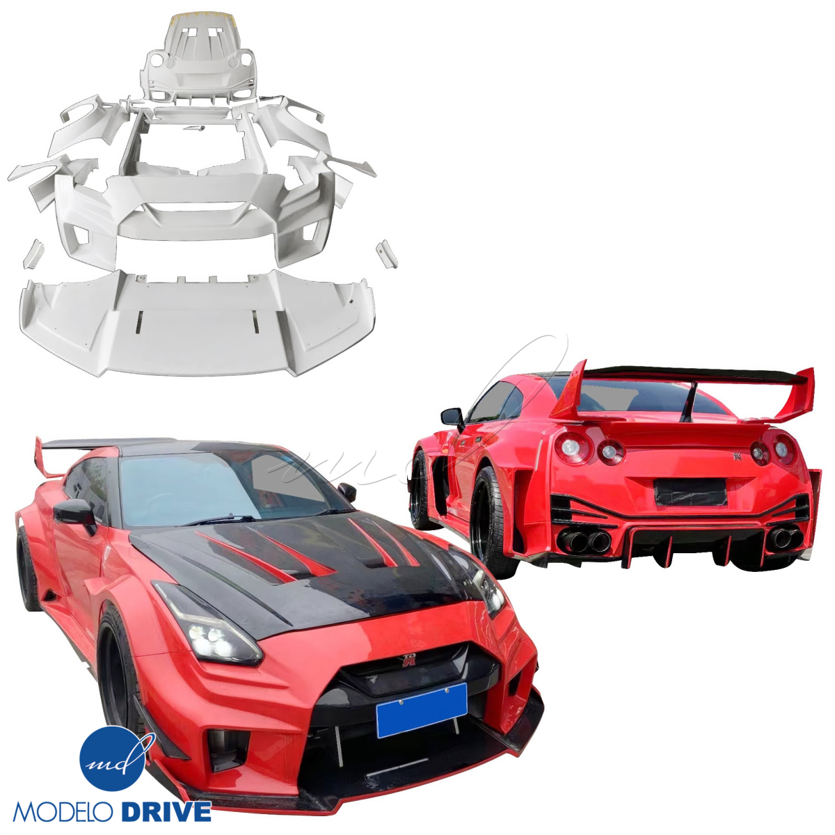 Modify your Nissan GT-R 2009 with our Exterior/Complete Body Kits -