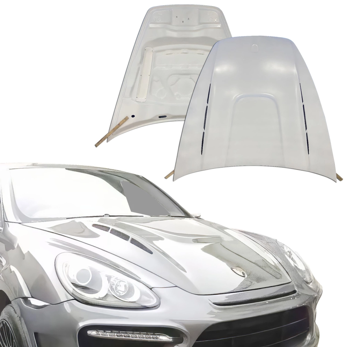 Modify your Porsche Cayenne 2011 with our Exterior/Hoods - 1