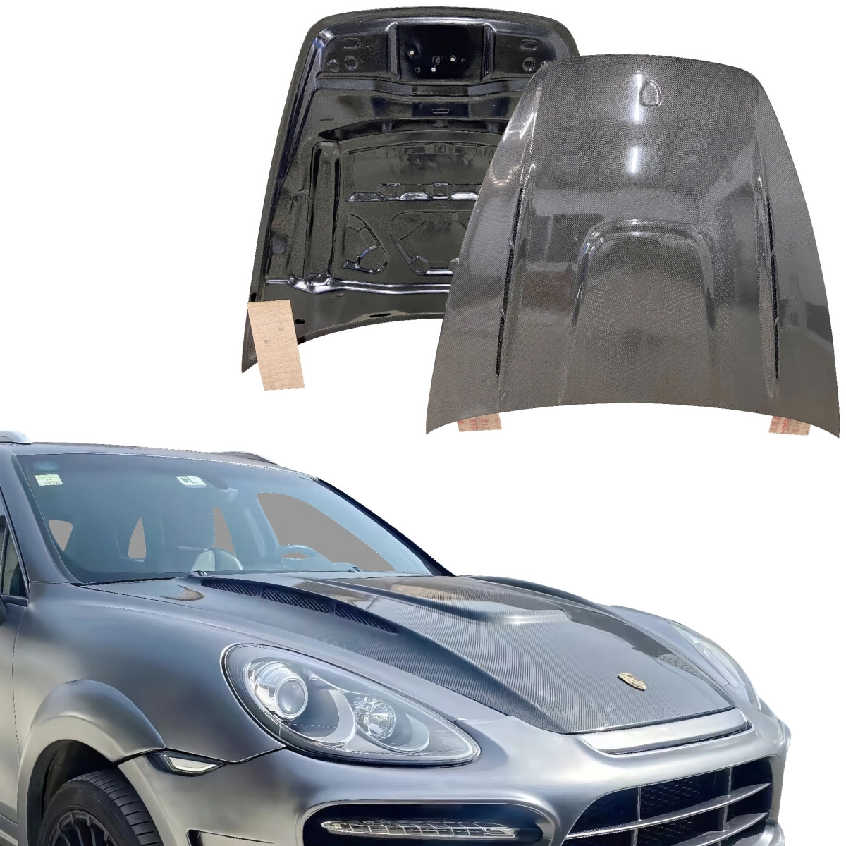 Modify your Porsche Cayenne 2011 with our Exterior/Hoods - 4