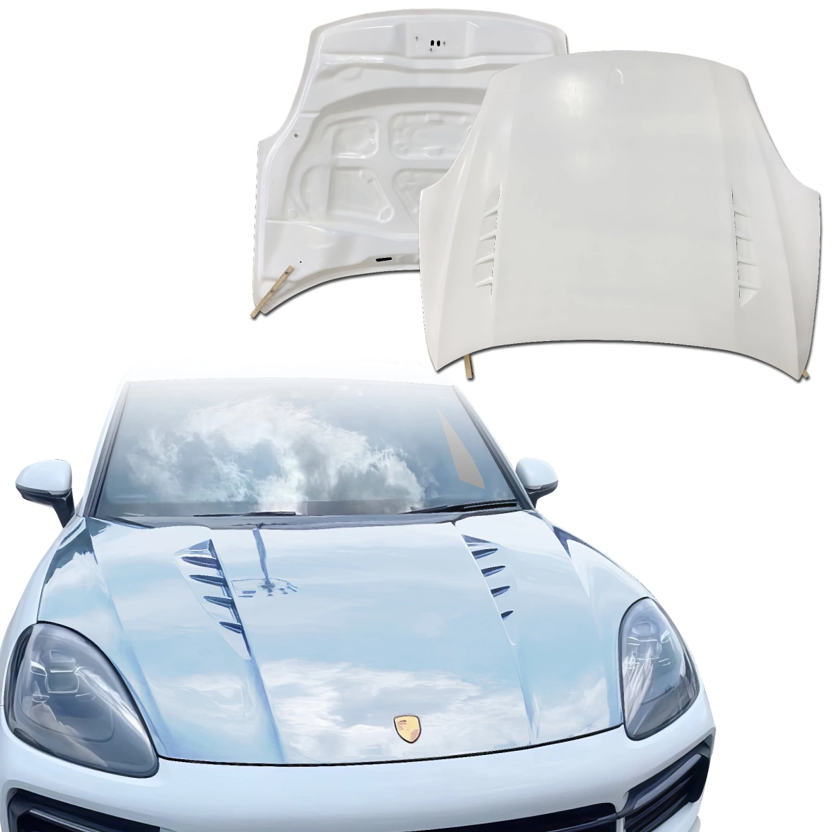 Modify your Porsche Cayenne 2015 with our Exterior/Hoods - 1
