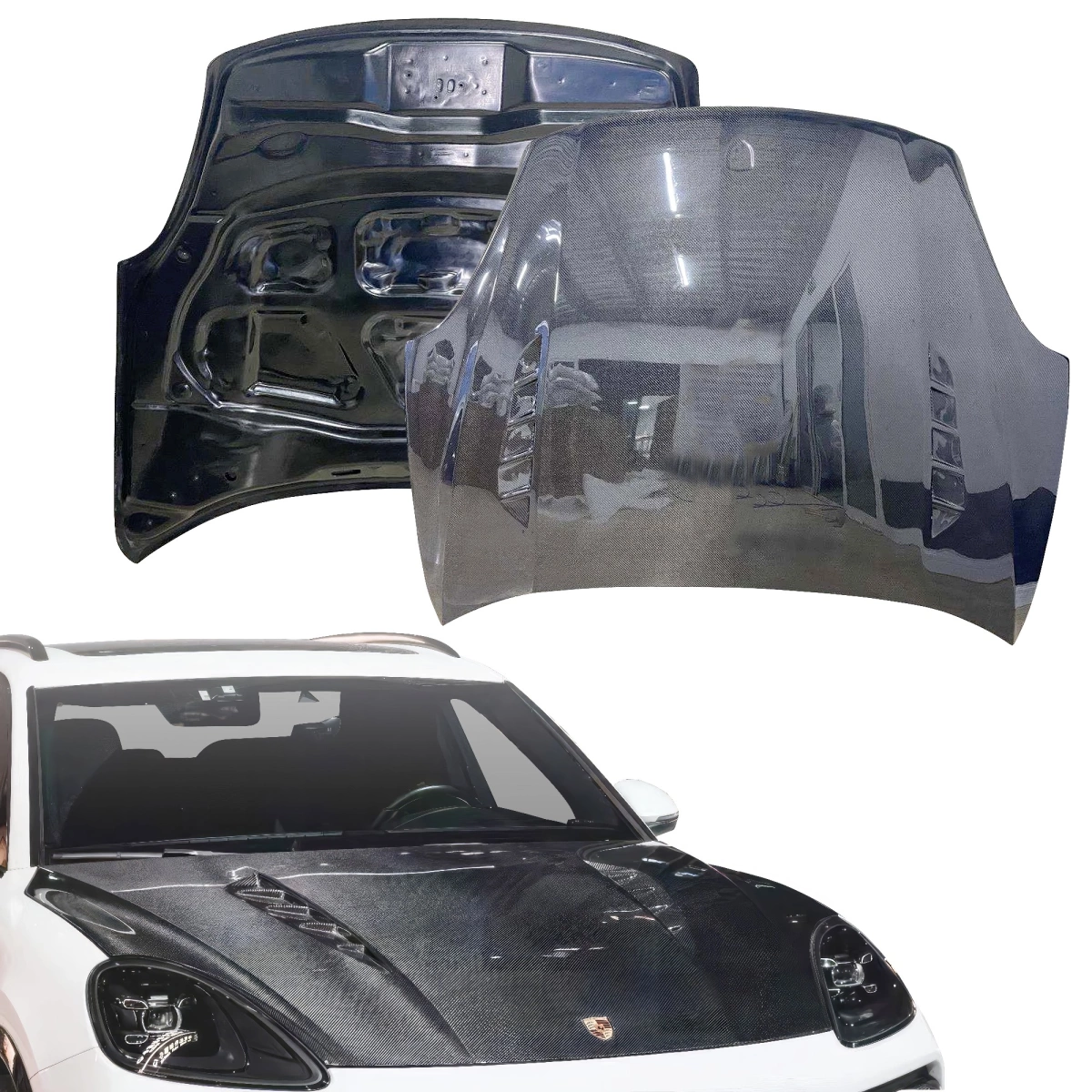 Modify your Porsche Cayenne 2015 with our Exterior/Hoods - 1