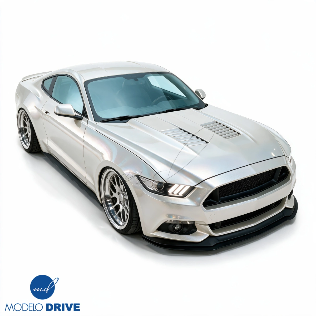 Modify your Ford Mustang 2015 with our Exterior/Hoods - 4