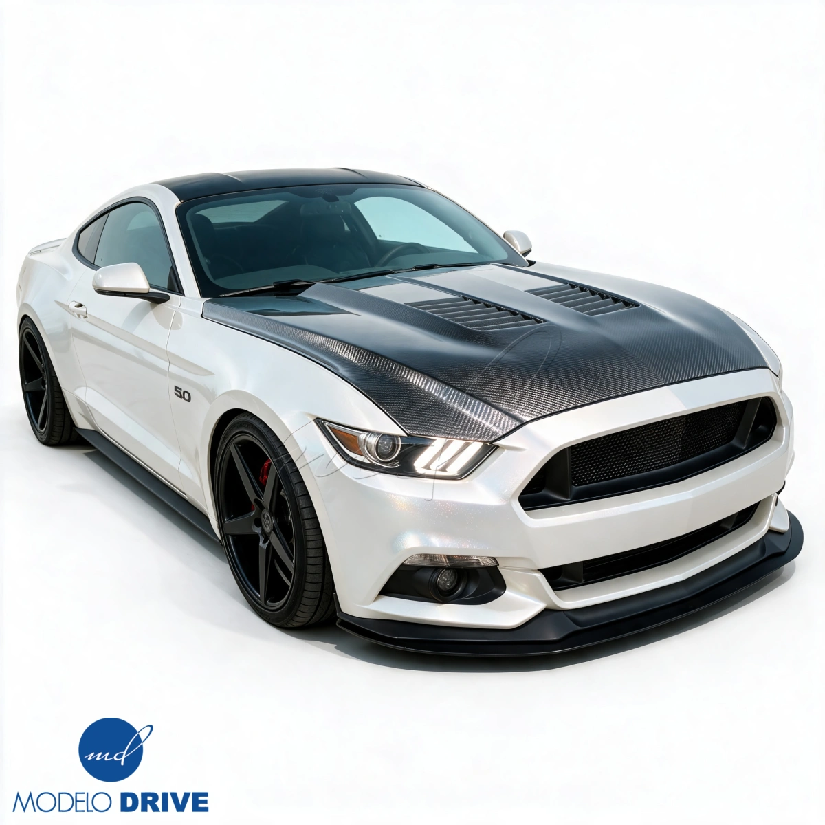 Modify your Ford Mustang 2015 with our Exterior/Hoods - 4