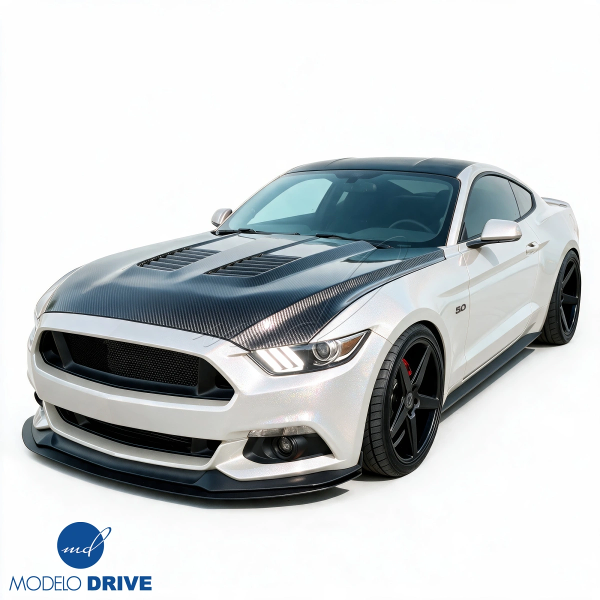 Modify your Ford Mustang 2015 with our Exterior/Hoods - 5