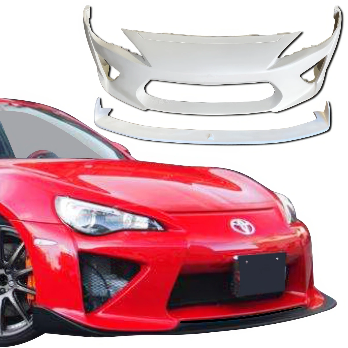 Modify your Toyota 86 2017 with our Exterior/Front Bumpers - 4