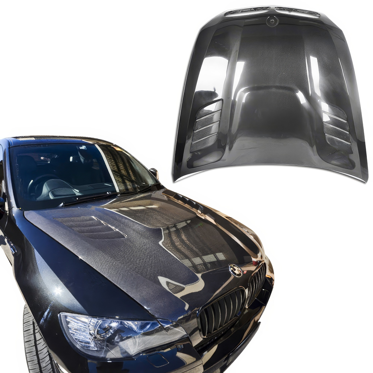 Modify your BMW X5 2007 with our Exterior/Hoods -
