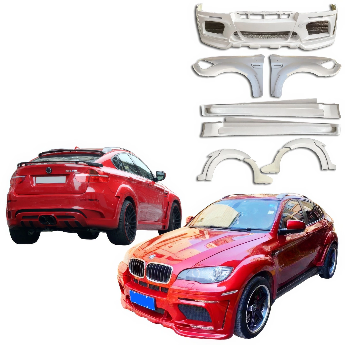 Modify your BMW X6 2008 with our Exterior/Complete Body Kits - 2