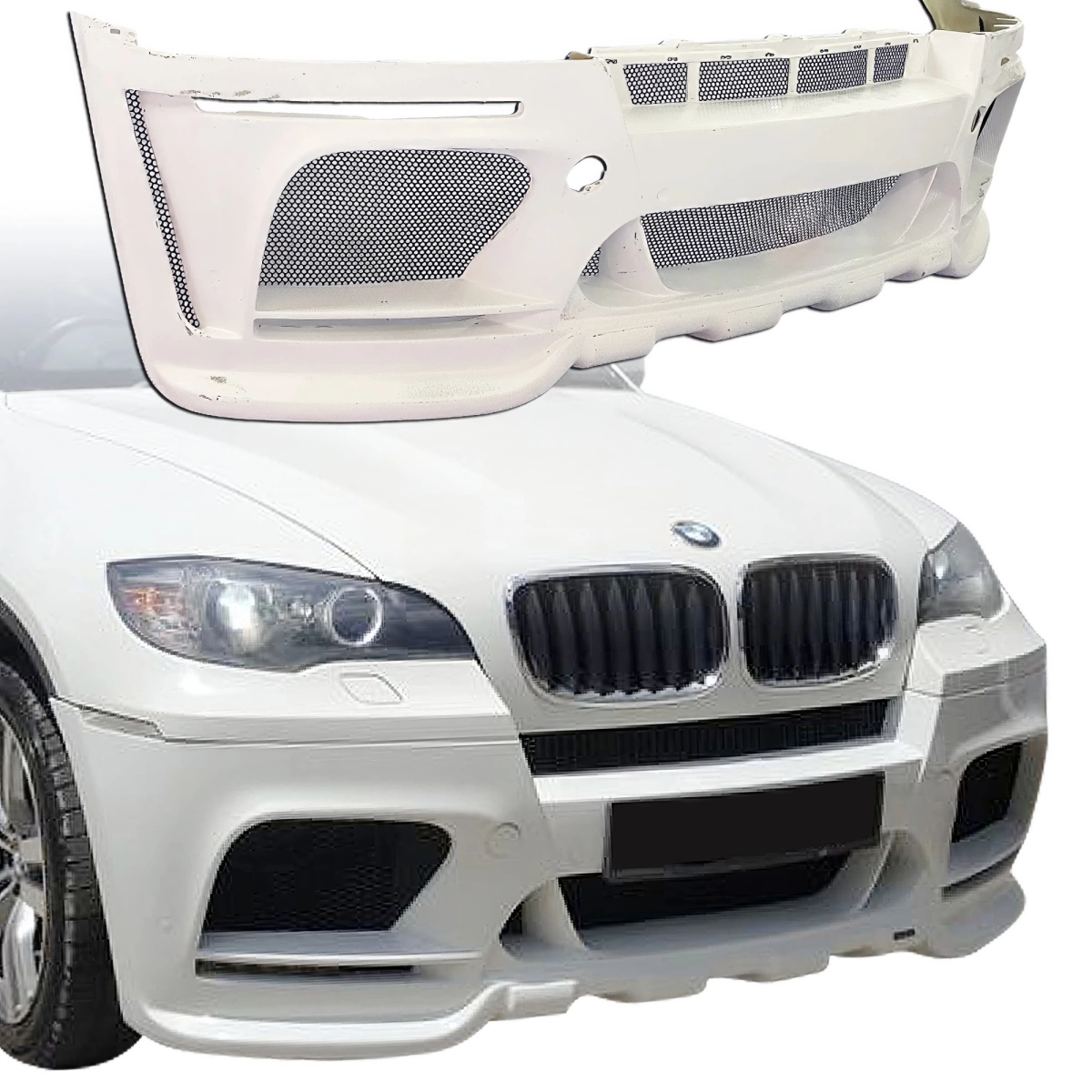 Modify your BMW X6 2008 with our Exterior/Front Bumpers - 1
