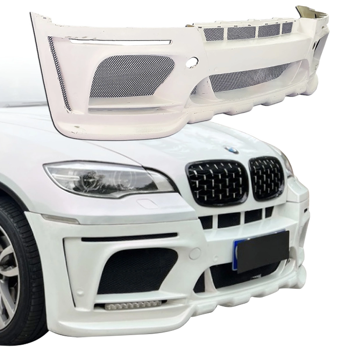 Modify your BMW X6 2008 with our Exterior/Front Bumpers - 3