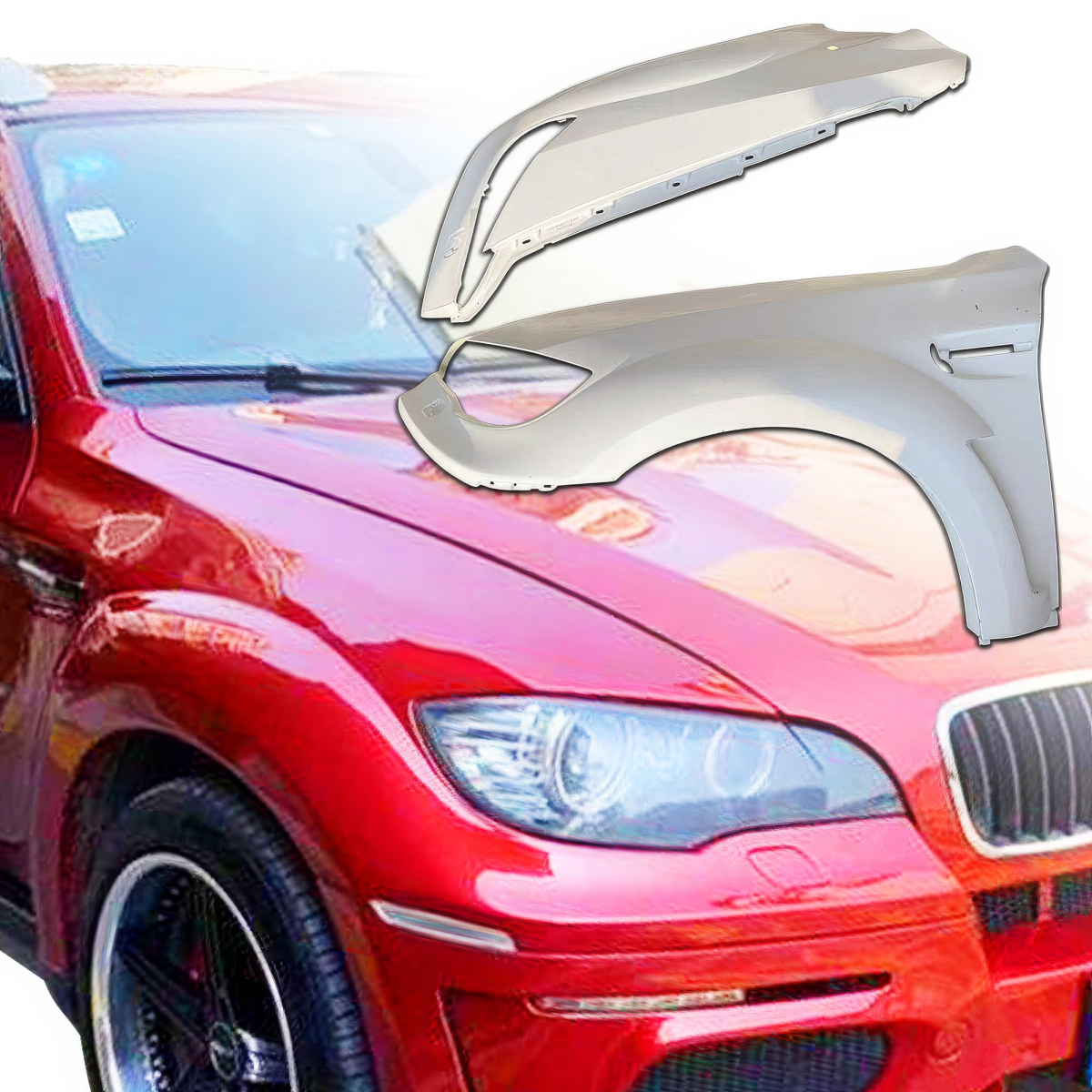 Modify your BMW X6 2008 with our Exterior/Complete Body Kits - 