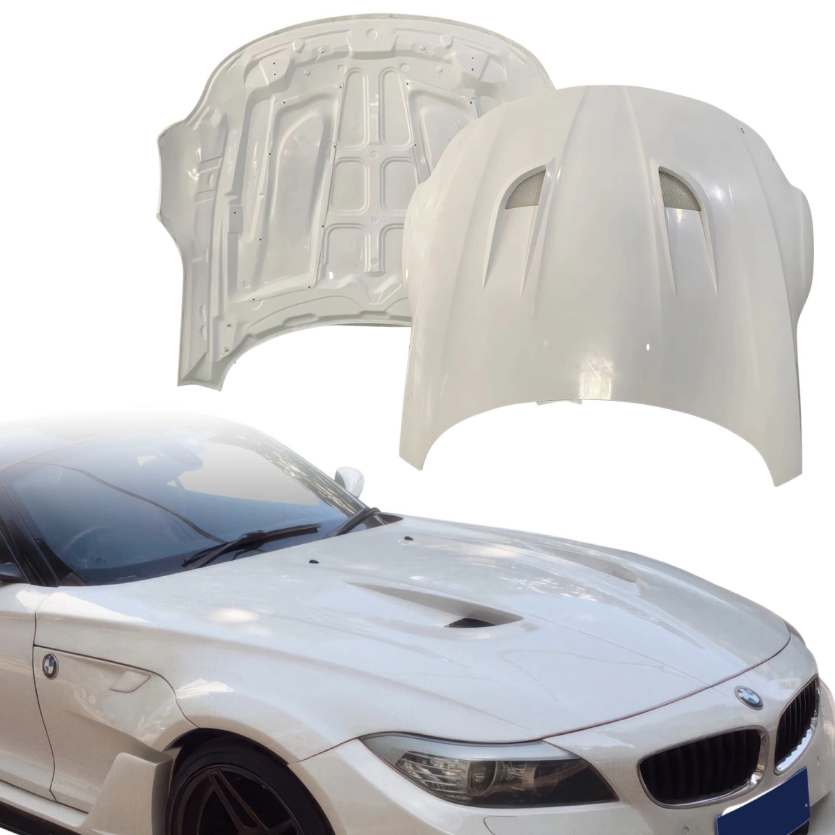 2009-2016 BMW Z4 E89 ModeloDrive FRP LVL Wide Body Hood Panel 2009-2016 BMW Z4 E89 ModeloDrive FRP LVL Wide Body Hood Panel