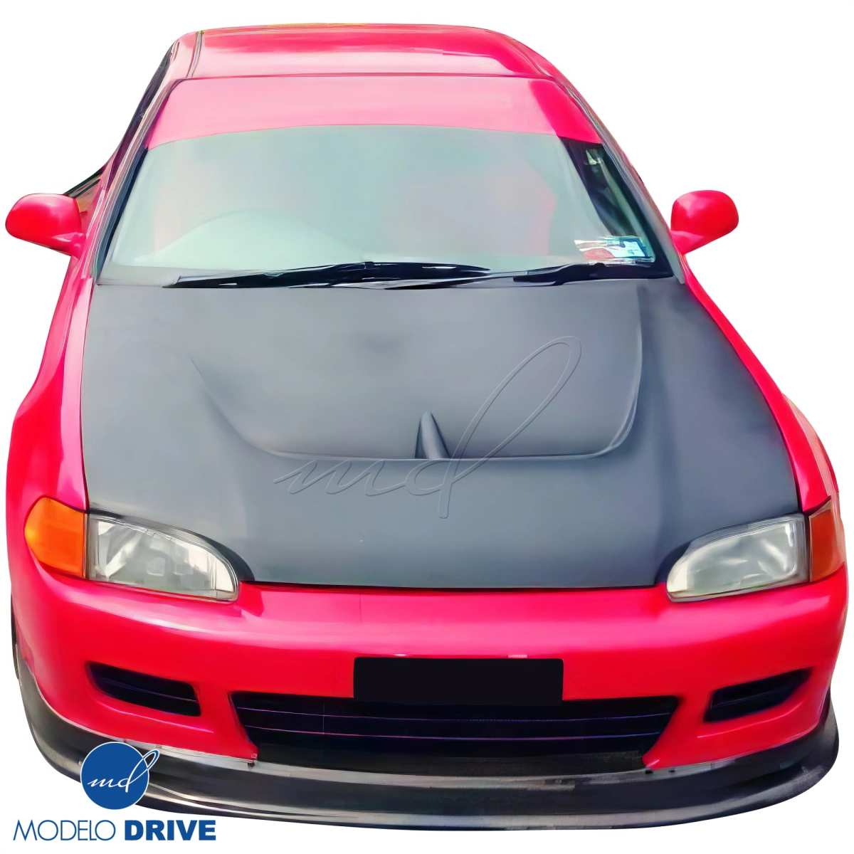 Modify your Honda Civic 1992 with our Exterior/Hoods - 5