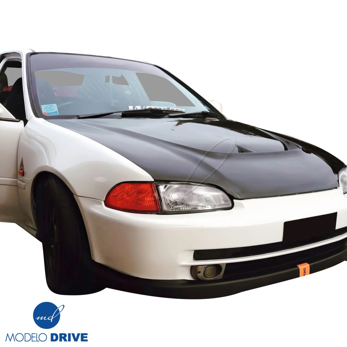 Modify your Honda Civic 1992 with our Exterior/Hoods - 6
