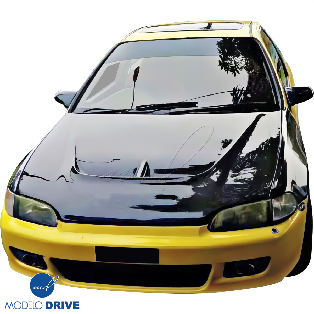 Modify your Honda Civic 1992 with our Exterior/Hoods - 