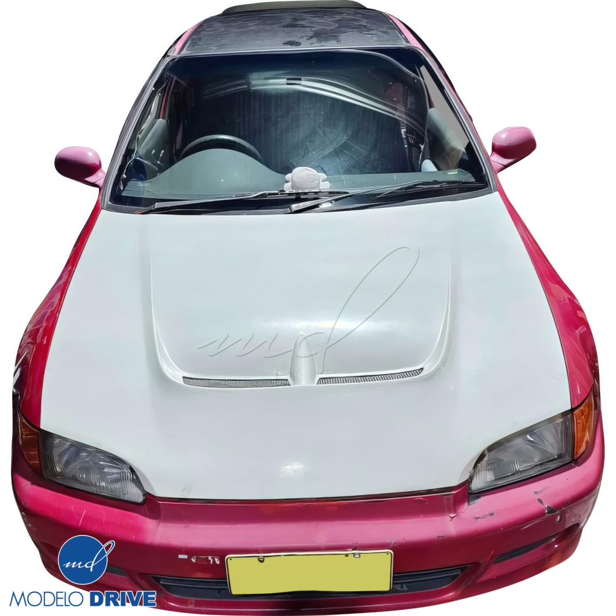 Modify your Honda Civic 1992 with our Exterior/Hoods - 