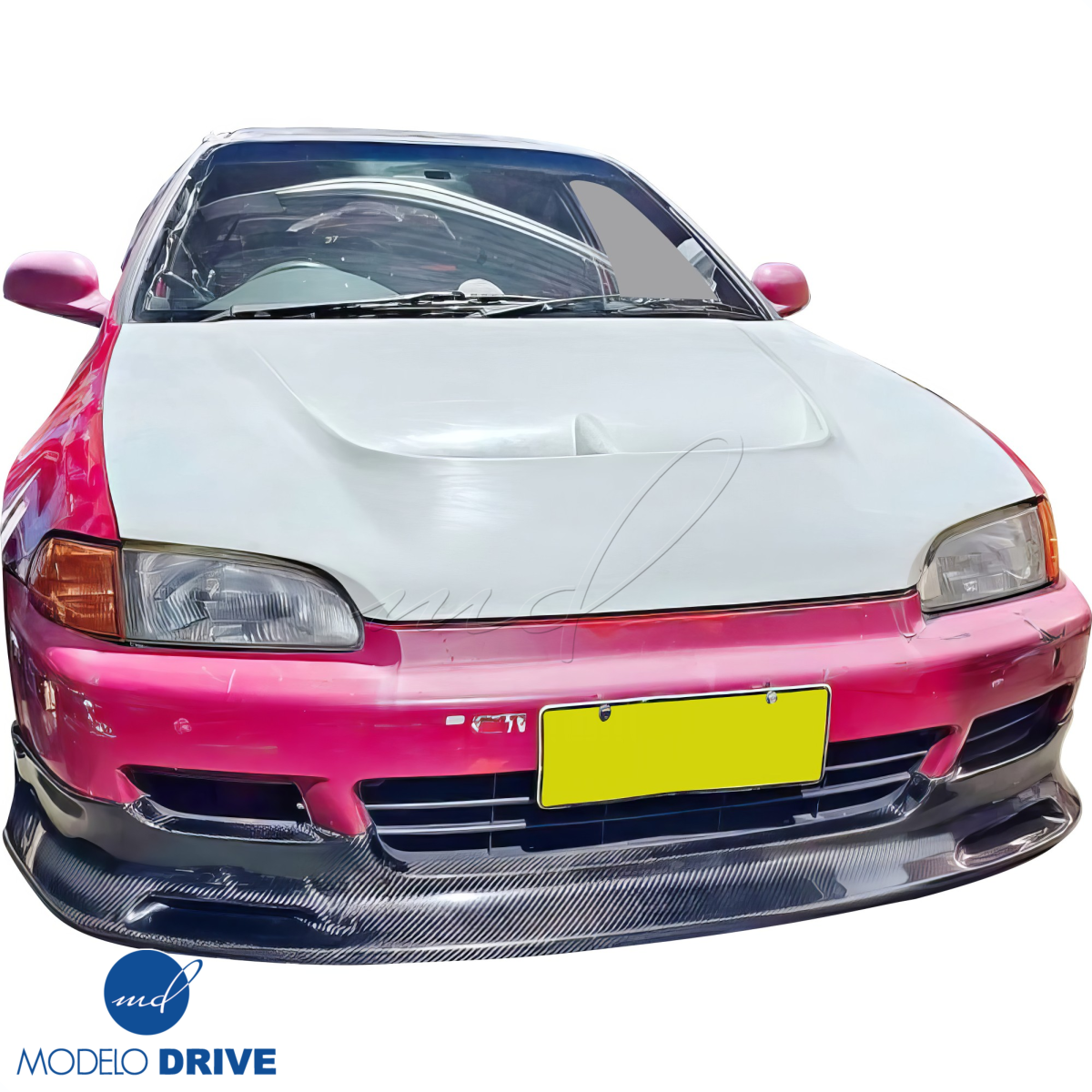 Modify your Honda Civic 1992 with our Exterior/Hoods - 