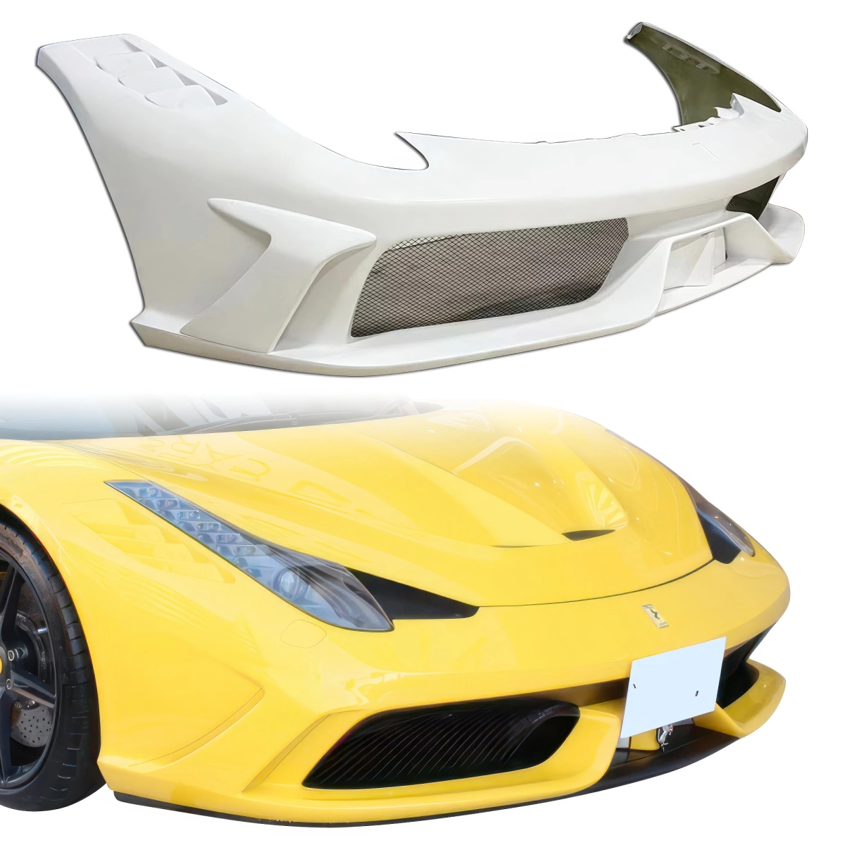Modify your Ferrari 458 2010 with our Exterior/Front Bumpers - 8