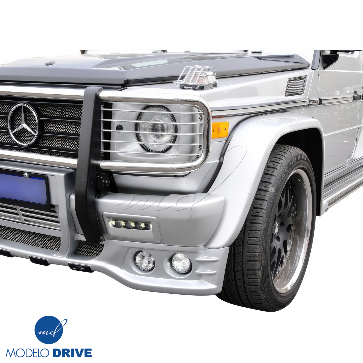 Modify your Mercedes-Benz G-Class 1999 with our Exterior/Front Bumpers or Lips - 