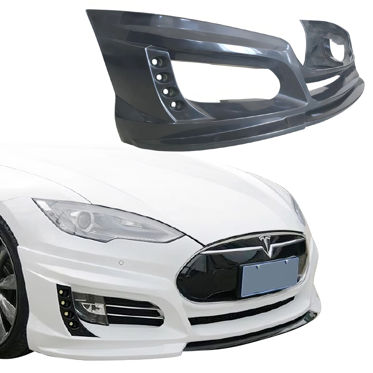 Modify your Tesla S 2012 with our Exterior/Front Lips - 1