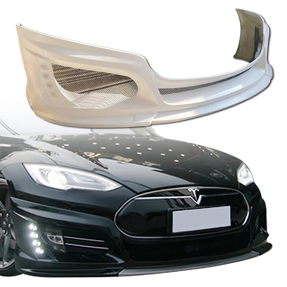 Modify your Tesla S 2012 with our Exterior/Front Lips - 5