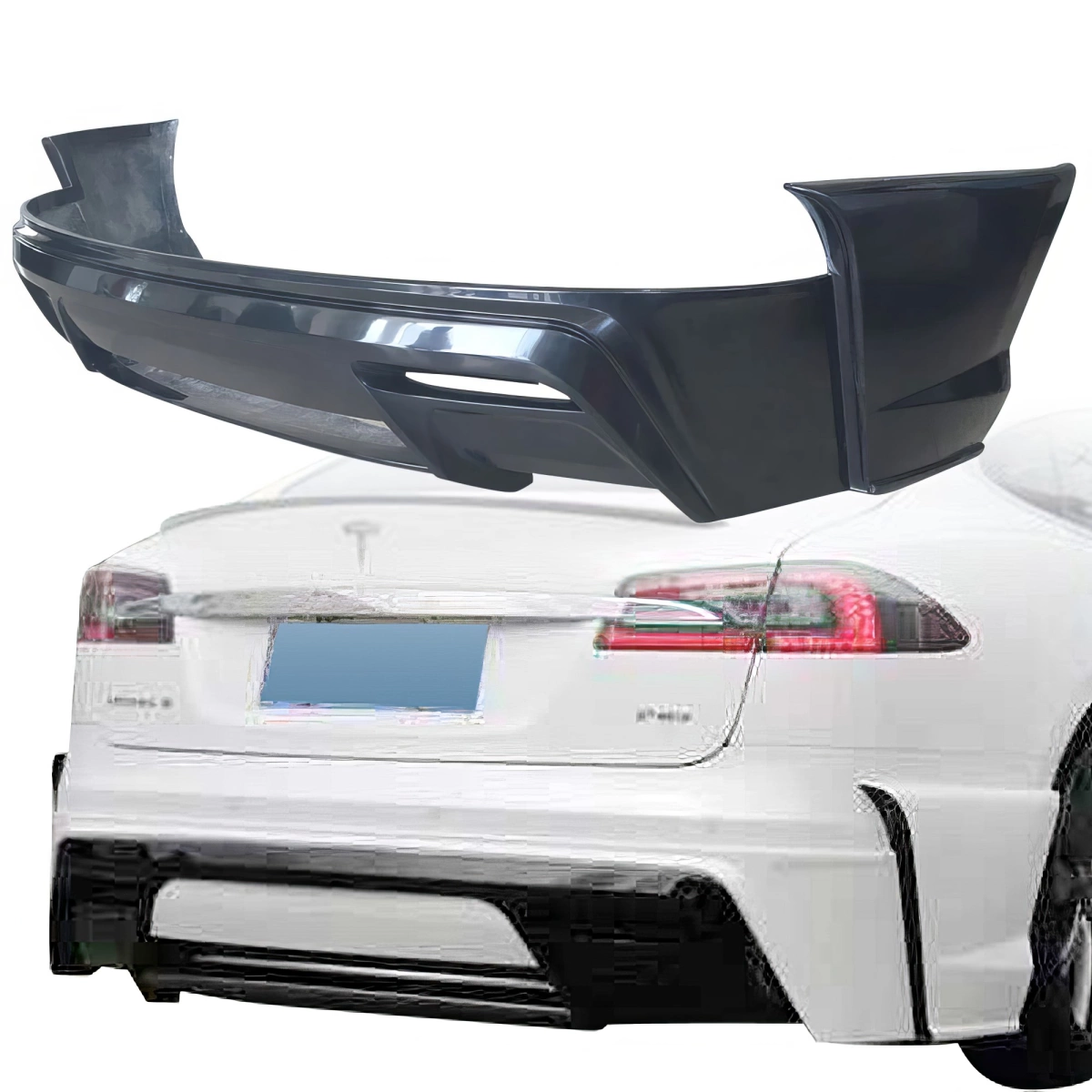 Modify your Tesla S 2012 with our Exterior/Rear Lips - 1