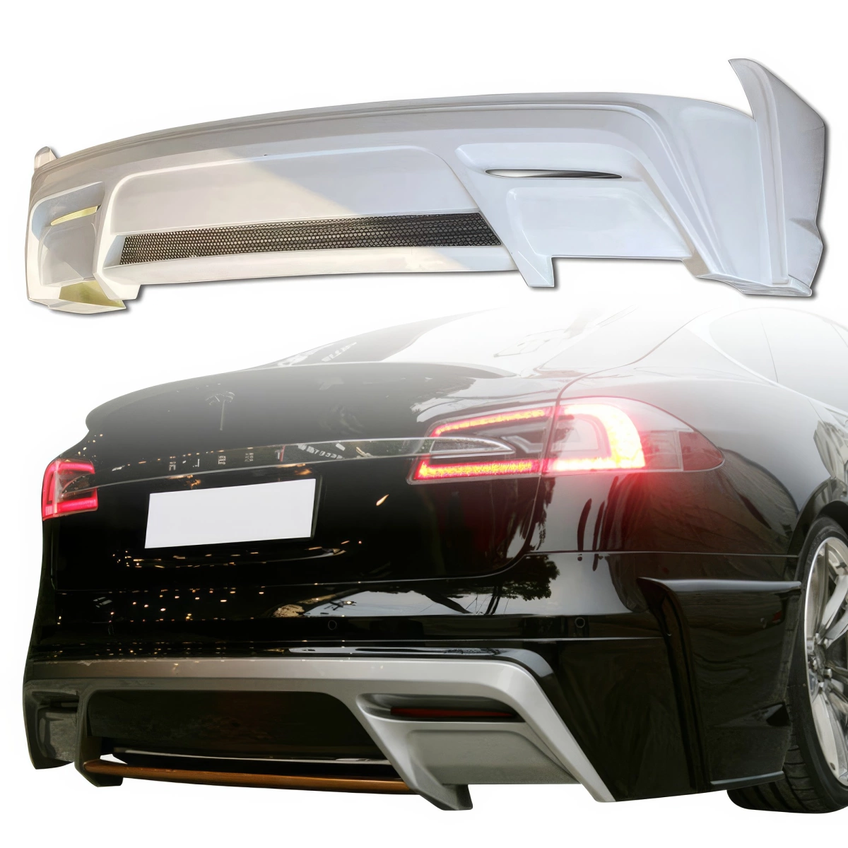 Modify your Tesla S 2012 with our Exterior/Rear Lips - 4