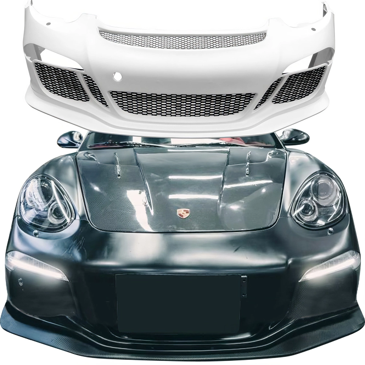 Modify your Porsche Boxster 2009 with our Exterior/Front Bumpers - 1