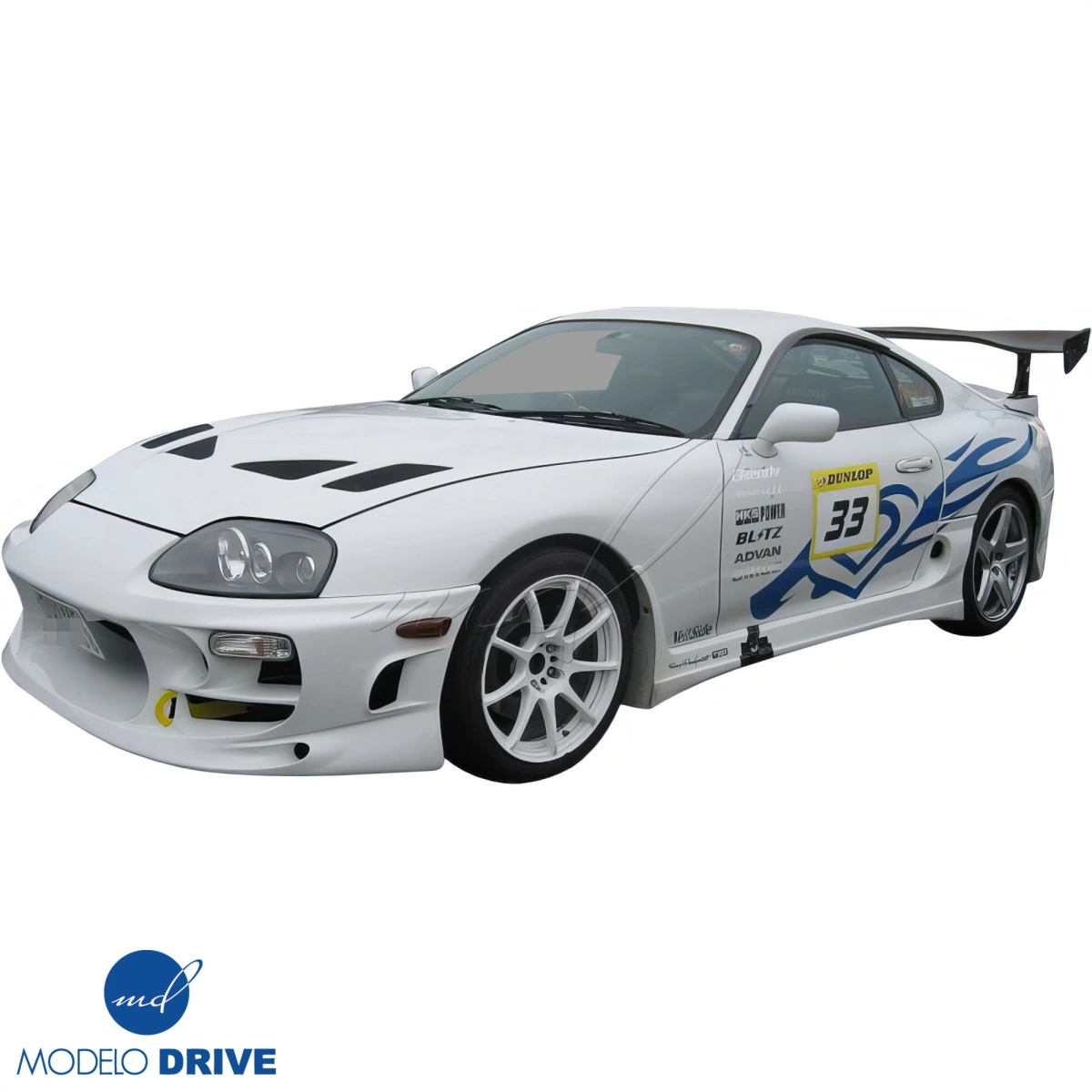 Modify your Toyota Supra 1993 with our Exterior/Hoods - 8