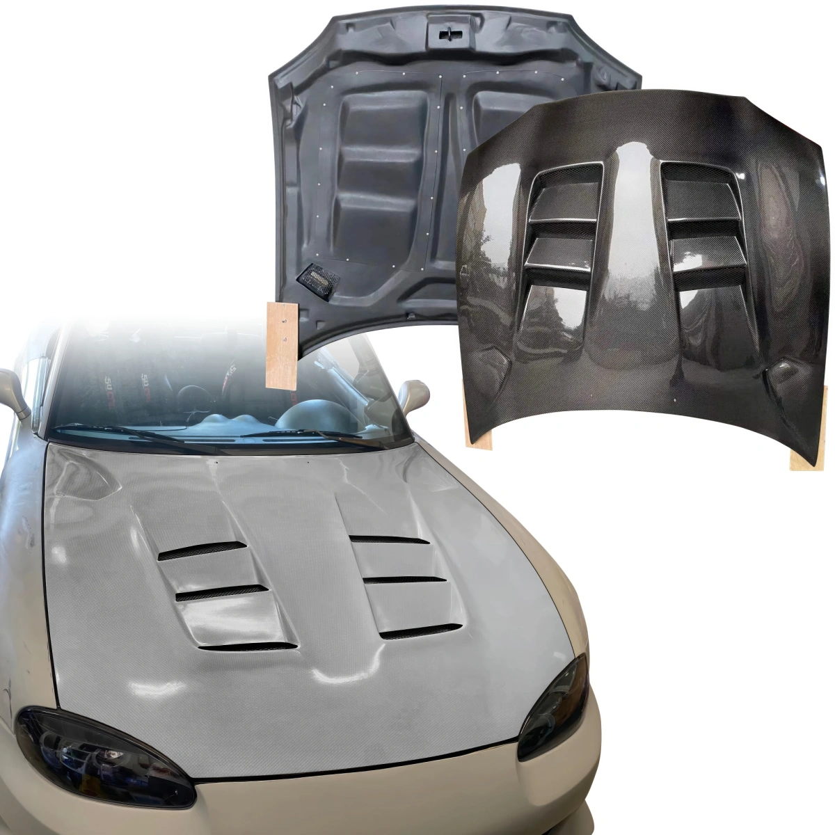 Modify your Mazda Miata 1998 with our Exterior/Hoods - 3