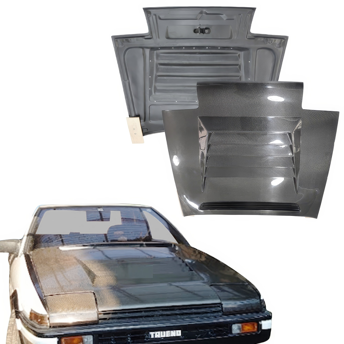 Modify your Toyota Corolla 1984 with our Exterior/Hoods - 